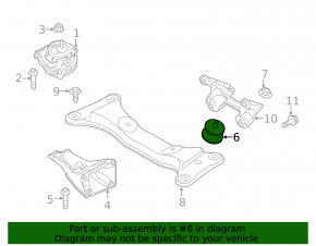 Подушка АКПП BMW F30 12-16 rwd