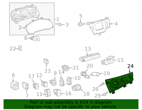 Управление климат-контролем Toyota Sienna 11-14 бежевое