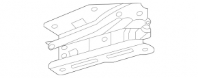 Петля капота правая Mercedes W167 GLE 350 450 20-26
