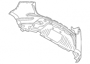 Бампер задний голый Land Rover Range Rover Evoque 19-23