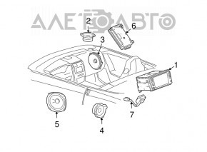Сабвуфер Cadillac ATS 13-19 BOSE