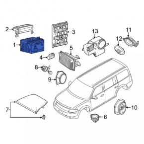 Модуль Sync Ford Flex 11-15