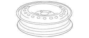 Запасное колесо докатка R17 Chevrolet Impala 14-20