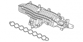 Колектор впускний Volvo XC60 22-26 B6