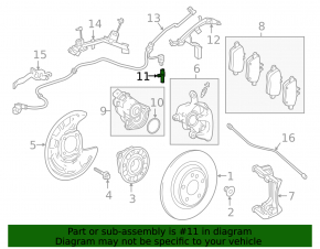 Датчик ABS задний левый Mercedes A-class V177 19-22