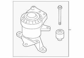 Подушка двигателя правая Ford Fusion mk5 13-16 2.0Т