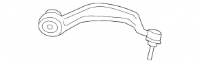 Важіль нижній передній правий BMW 6 F06 F12 12-18 AWD, передній