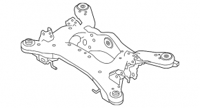 Подрамник задний Infiniti Q50 14-20 3.0T, 3.5, 3.7