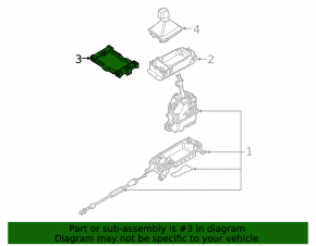 Кронштейн шифтера АКПП VW Tiguan 18-24