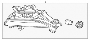 Поворотник правый Mazda 3 14-16 BM дорест