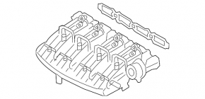 Колектор впускний Audi A3 8V 15-20 2.0