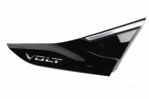 Молдинг крыла левый Chevrolet Volt 16- черн глянец+хром