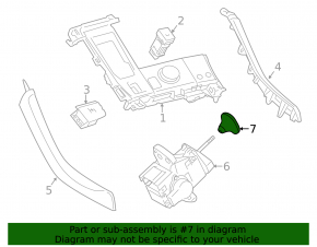 Ручка КПП Lexus CT200h 11-13 резина черная, хром накладка