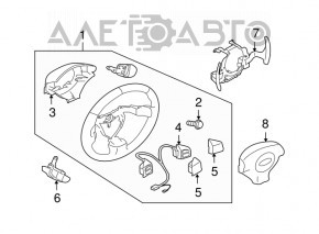 Кнопки управления на руле правые Subaru Forester 08-12 SH