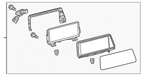 Монитор, дисплей, навигация Lexus RX350 RX450h 18-19 12.3"