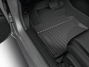 Комплект ковриков салона резина Honda Insight 19-22 черный, потерт