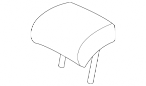 Подголовник 2 ряда центральный Volkswagen ID.4 21-22 ткань серая