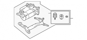 Компресор пневмопідвіски Audi Q7 4L 10-15