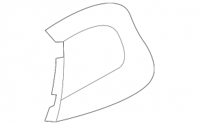 Накладка правого зеркала Hyundai Tucson 22-26