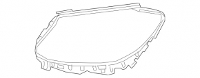 Уплотнитель фары передний правый Mercedes C-class W205 15-18