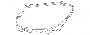 Уплотнитель фары передний правый Mercedes C-class W205 15-18