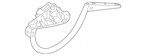 Петля крышки багажника левая Mercedes W213 E 17-23
