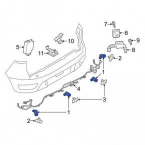 Парктроник задний Ford Edge 19-24