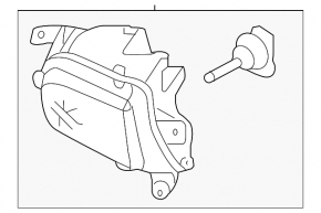 Противотуманная фара птф левая VW Jetta 15-18 USA
