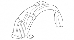 Підкрилок передній правий Acura MDX 07-13