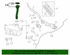 Горловина бачка омивача Lexus IS300 IS350 21-25
