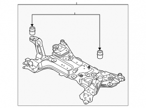 Підрамник передній Ford Escape MK4 20-26