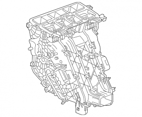 Корпус печки голый Chevrolet Impala 14-20