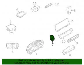 Кнопка start-stop BMW 3 F30 12-18 черная с хром