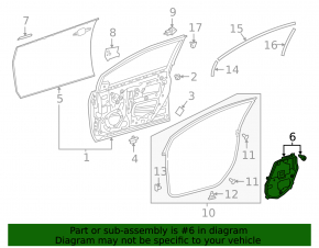Панель двери передней левой внутренняя Toyota Prius 50 16-22