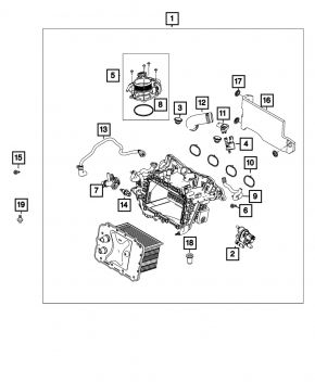 Дросельна заслінка Jeep Compass 23-26 2.0T