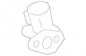 Патрубок охлаждения нижний Ford Fusion mk5 13-14 1.6T АКПП