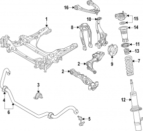 Опора амортизатора передня ліва Mazda CX-90 24-26