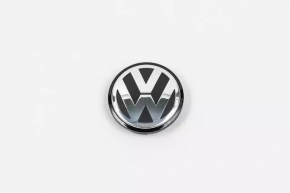 Центральный колпачок на диск VW Jetta 11-18 USA черный с хром, тип 1
