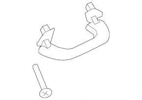 Ручка потолка задняя VW Tiguan 09-17 серая