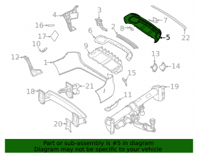 Губа заднього бампера Mercedes X167 GLS 450580 24-26 AMG pkg, без фаркопа