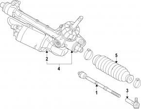 Рейка рулевая Volkswagen ID.4 21-26 электро RWD