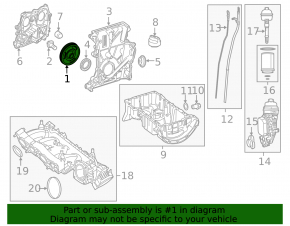 Шкив коленвала Mercedes A-class V177 19-22