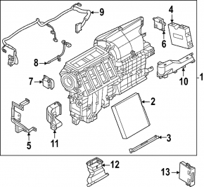 AMPLIFIER CONTROL AIR CONDITIONER Nissan Ariya 23-26