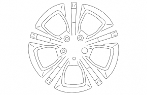 Комплект дисков R16 4шт Ford Focus mk3 11-18 тип 1