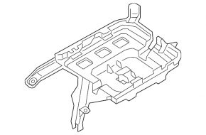 Кронштейн блока ECU компьютера двигателя Audi A6 C8 19-24 2.0T