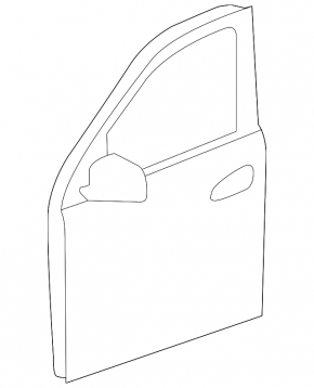 Дверь в сборе передняя правая Mercedes GLS-class X166 13-19