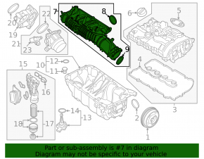 Коллектор впускной BMW X2 F39 18-19 B48
