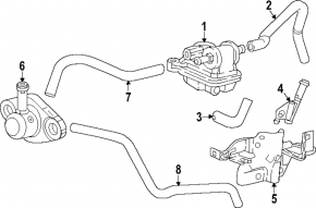 Клапан продувки топливных паров Honda CRV 23-26 1.5T