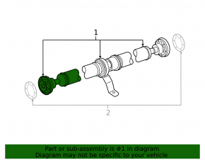 Карданный вал кардан Audi Q5 8R 09-12 2.0T, 3.2