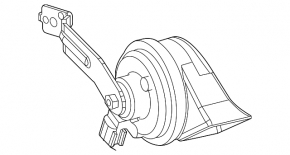 Сигнал high Buick Encore 13-14 с кронштейном